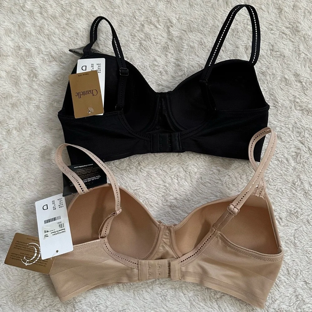 Chantelle No Wire Spacer T-Shirt Bra Bundle (2121) NWT